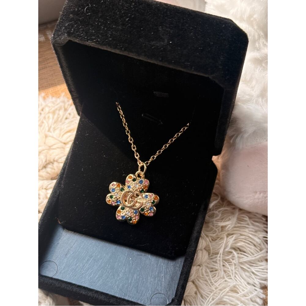 💎Charm ONLY logo floral Gucci Upcycled - Picture 3 of 3
